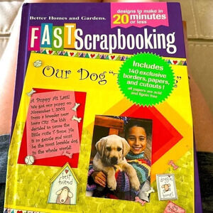 *Final Price* Better Homes & Gardens Fast Scrapbooking - Hardcover- EUC